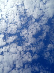 Clouds with blue sky background