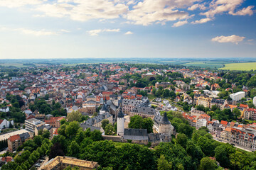 Aussicht auf Schloss Altenburg in Thüringen