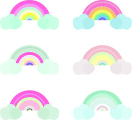 A Set of Colorful Rainbows

Hand-drawn vector illustrations in the cartoon style.

