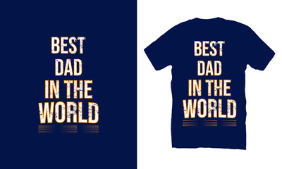 Father's Day T-Shirt Design Template