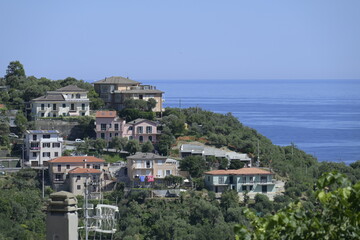 Naklejka premium Paesaggio di Celle Ligure