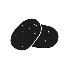 Potatoes icon. Vector. Flat design.