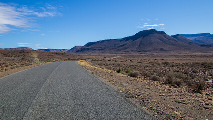 Fototapeta premium Landscape scene from the Karoo National Park in South Africa