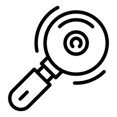 Haberdashery roll icon. Outline Haberdashery roll vector icon for web design isolated on white background