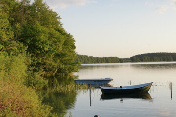 Fototapeta na wymiar Olsztyn. Jezioro Krzywe. Polska - Mazury - Warmia.