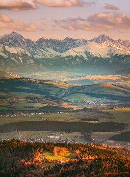 Tatra Mountains seen from Turbacz