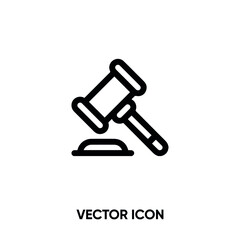 Auction vector icon. Modern, simple flat vector illustration for website or mobile app.Auction symbol, logo illustration. Pixel perfect vector graphics	
