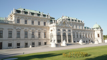 Fototapeta na wymiar Baroque Belvedere Palace in Vienna, Austria.
