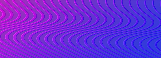 Fototapeta na wymiar Abstract Blue and Purple Gradient Background Design with Dynamic Lines Concept.