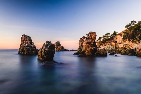 Picturesque seascape - Cala Frares, Costa Brava (Catalonia, Spain)