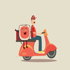 Sushi delivery service funny