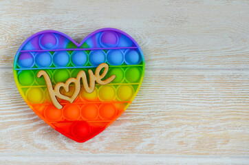 silicone educational toy for children, anti-stress push the button, trending children's games pop...