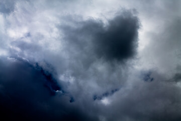 Background of storm clouds before a thunder-storm