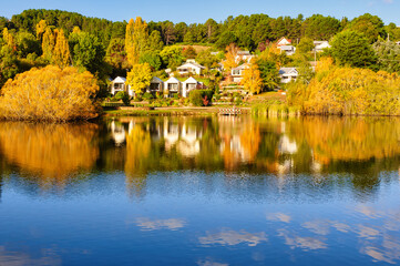 This stunning lake was created in 1929 by erecting a dam wall  - Daylesford, Victoria, Australia
