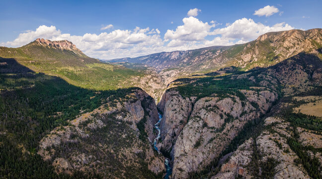 Chief Joseph Scenic Highway  - dramatic canyon formed by the Clarks Fork of the Yellowstone River