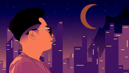 observando la gran ciudad © Omar