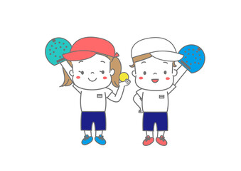 新しいスポーツ　テニピン　体育の授業