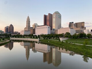 Fototapeta na wymiar Skyline of Columbus Ohio