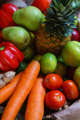 Frutas y verduras mixtas