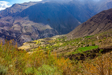 MOUNTAINS IN PERUVIAN ALPES 
