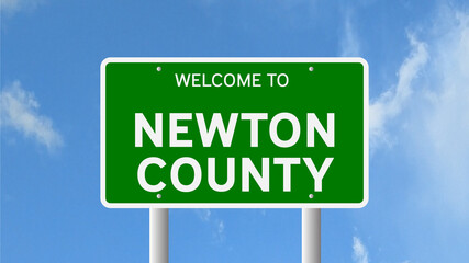 Welcome to Newton County sign