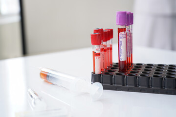 vacutainer and syringe