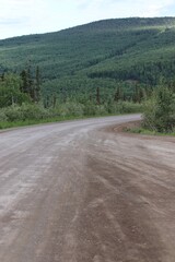 winding road in the mountains