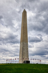 Washington Monument, Flags, US Capitol