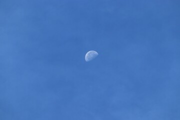 Moon in daylight 