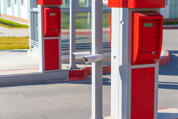 outdoor parking entrance security cameras, smart city infrastructure part