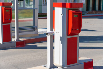 outdoor parking entrance security cameras, smart city infrastructure part