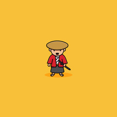 character samurai cute
