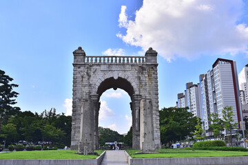 Fototapeta premium 독립문 풍경