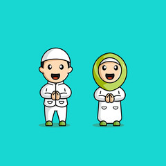 character muslim cute