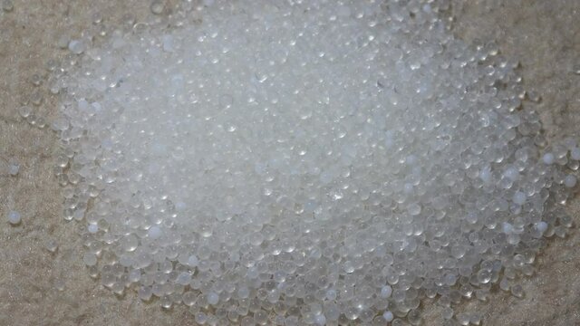 silica gel, a chemical that prevents moisture from the air 