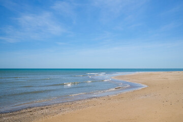 Obraz premium Sky over the ocean, horizon over water