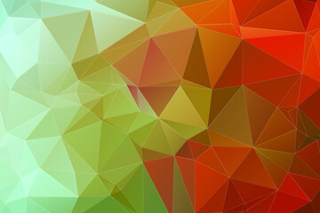 Colorful vector Low poly crystal background. Polygon design pattern. Low poly illustration, low polygon background.