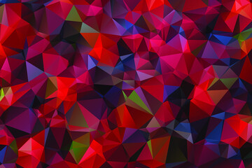 Geometric colorful background with triangular polygons. Abstract design. low poly Vector illustration.