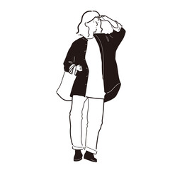 ボーイッシュな女性