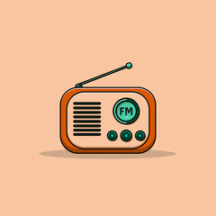 radio vector illustration