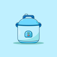 rice cooker illustration cute
