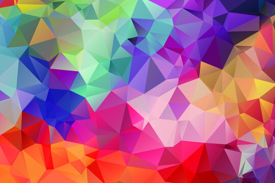 colorful low poly background