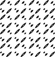  vector seamless pattern with triangular elements. abstract ornament for wallpapers and backgrounds. Black and white colors.