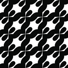 vector seamless pattern with triangular elements. abstract ornament for wallpapers and backgrounds. Black and white colors.