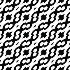  vector seamless pattern with triangular elements. abstract ornament for wallpapers and backgrounds. Black and white colors.