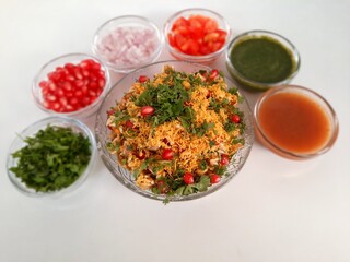 Bhel is a mixture of various farsan and puffed rice. Bhel chaat can be used in hotel industry.