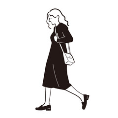 ラフな格好の女性