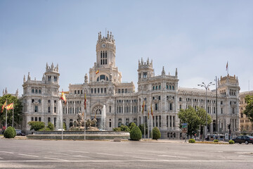 Fototapeta na wymiar Madrid city in the daytime, Spain