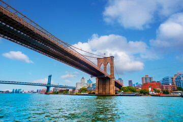 Brooklyn Bridge in New York City, USA