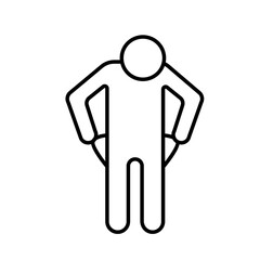 icon of a stick figure person